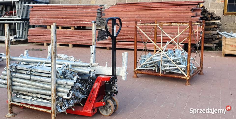 Rusztowanie używane elewacyjne prawie nowe lubelskie Lublin