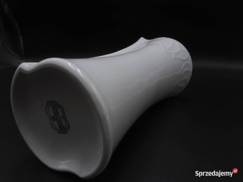Porcelanowy biały wazon BAREUTHER BAVARIA Porcelana i szkło Raszków