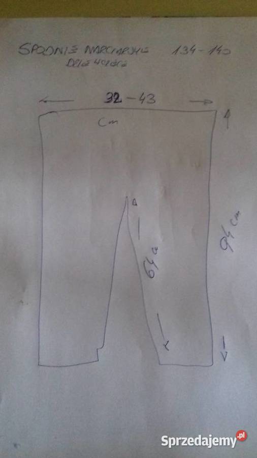 spodnie narciarskie 134 140 Rozmiar 134 Spodnie Lewków sprzedam