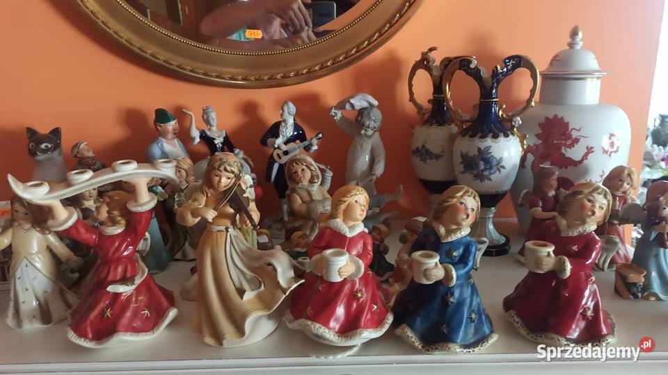 Figurka GOEBEL Anioł z mufką Weihnacht W Germany Gdańsk