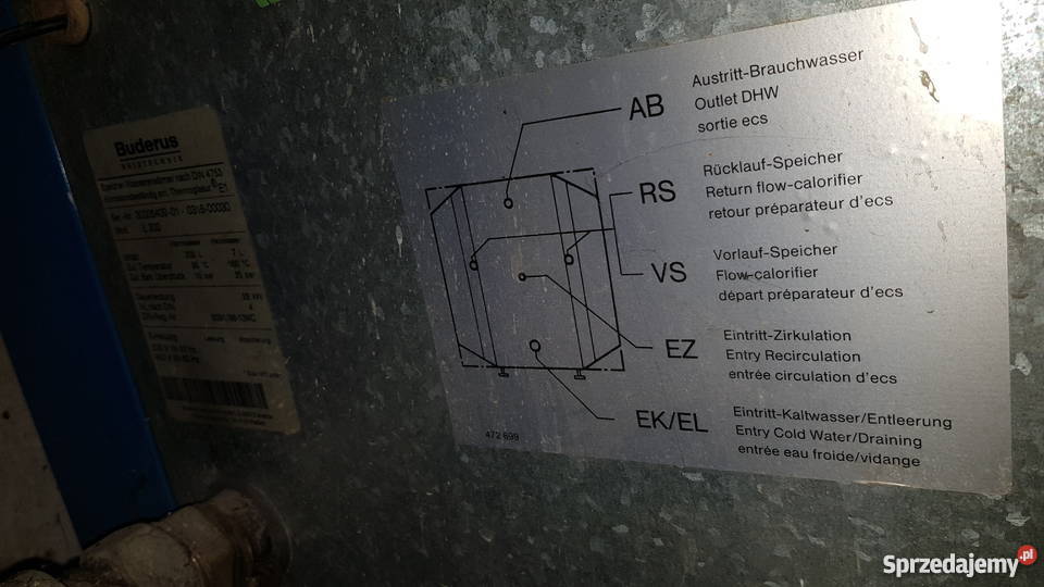 Kocioł Buderus Logano G124 20kW zasobnik 200l mazowieckie Warszawa