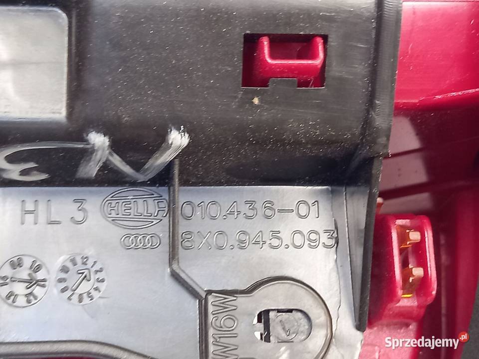 AUDI A1 lampa lewa tył 8X0945093 Kielce