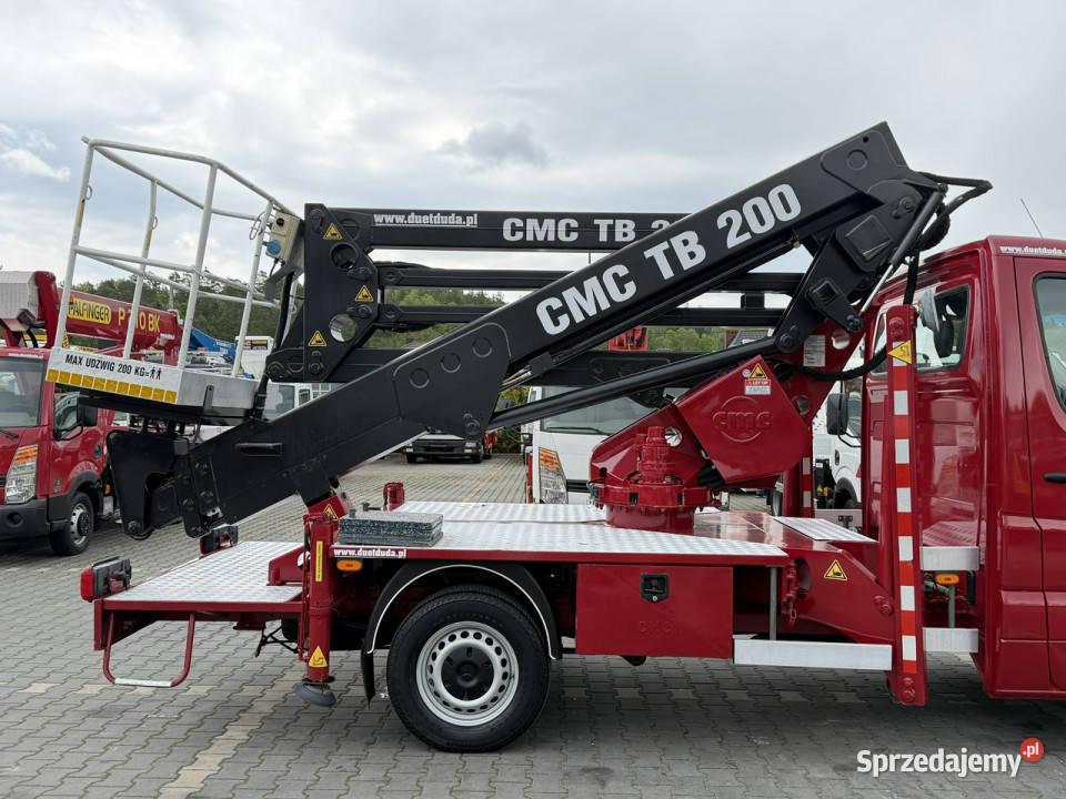 Mercedes Sprinter Podnośnik Koszowy 20m CMC Motoryzacja Widełki