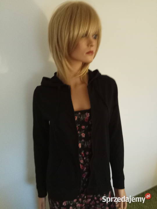 Bluza bawełniana FF czarna z kapturem r 38