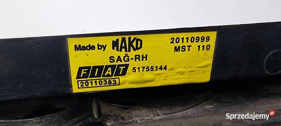 LAMPA PRAWA TYŁ FIAT DOBLO 51755144 Motoryzacja kujawsko-pomorskie Lipno
