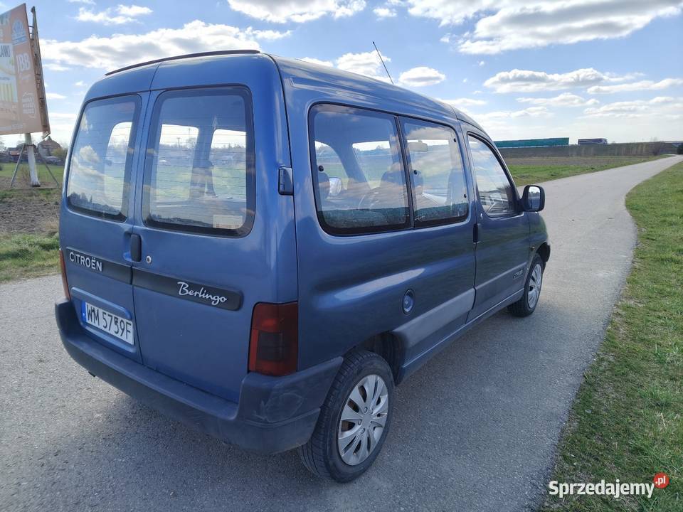 Citroen Berlingo 14 benzyna Mińsk Mazowiecki