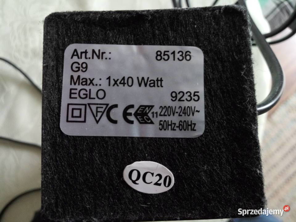 Lampa stołowa czarny