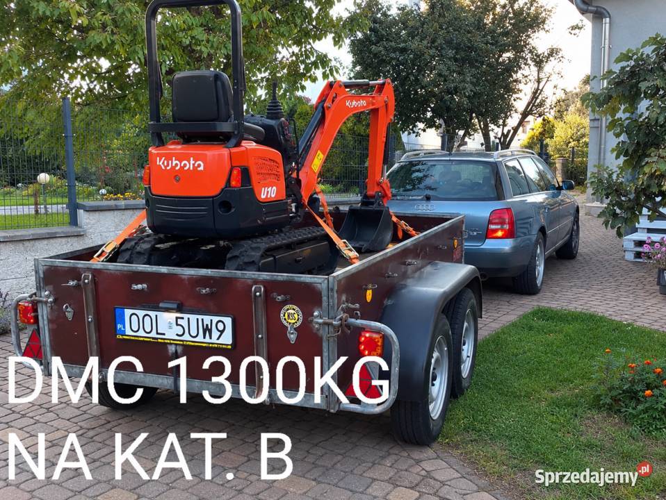 Przyczepka samochodowa 1300 dwuosiowa kat B Olesno