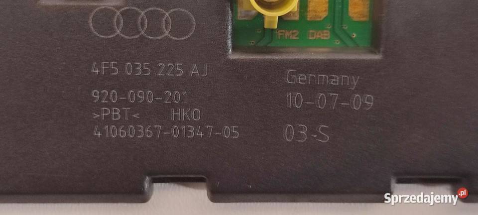AUDI A6 C6 WZMACNIACZ ANTENY 4F5035225AJ osobowe Sprzęt audio fabryczny sprzedam