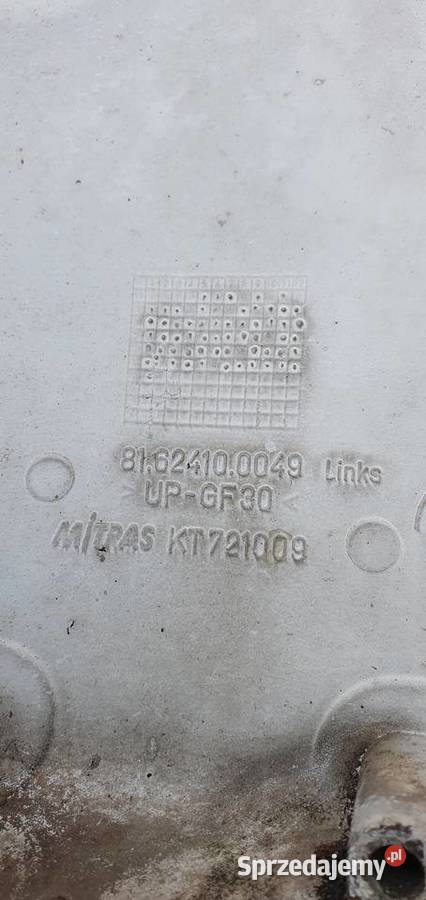 MAN TGA TGL NAROŻNIK LEWY POLIK 81624100049 Bieleń