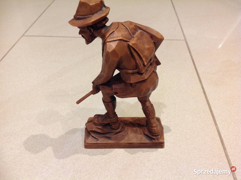 Stara Figurka Myśliwska Myśliwy Sygnowana lubuskie Nowa Sól