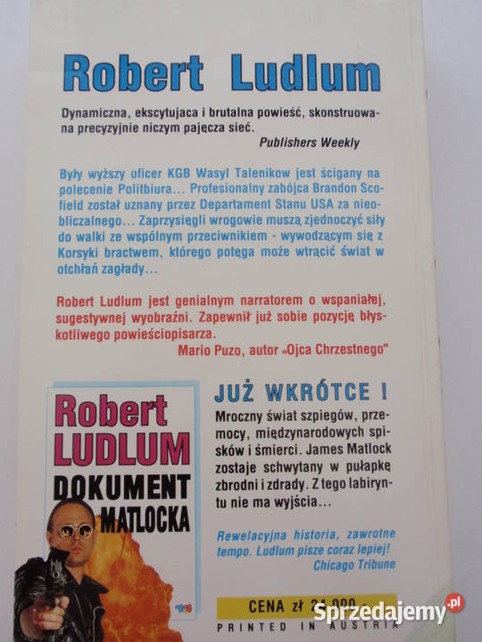 Testament Mataresea Robert Ludlum Łódź