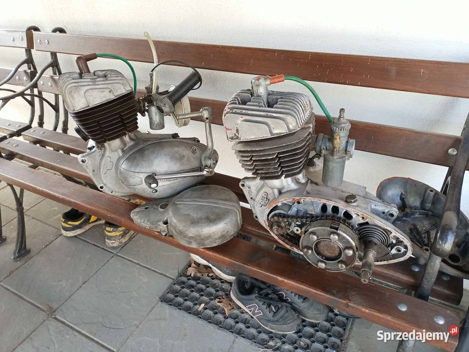 WSK 125 Silniki jeden Plomby Na silniku Łańcut