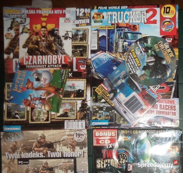 12 retro gry PC CD DVD BOX format A4 ZAFOLIOWANE Rzeszów