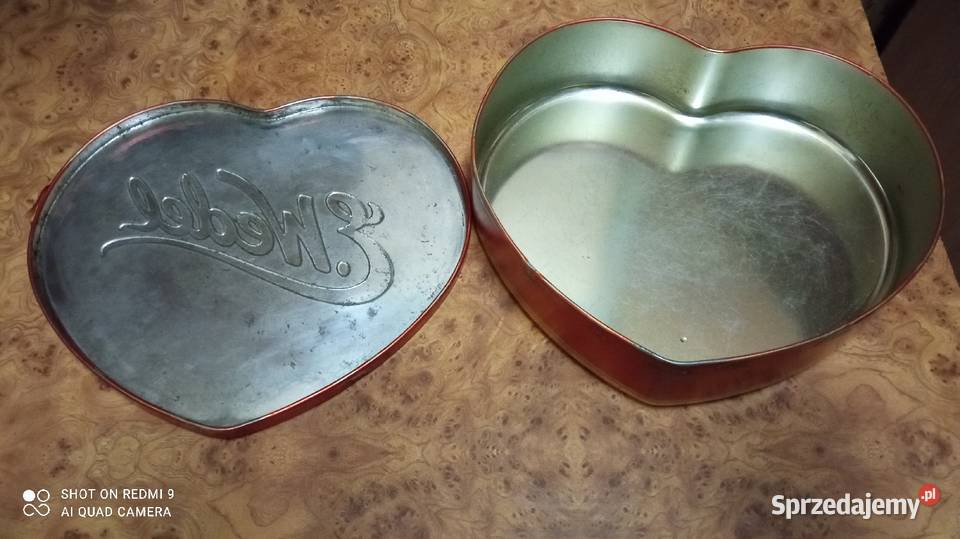 Duże metal Pudełko Wedel sprzedam Wrocław