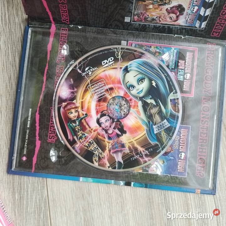 DVD - MONSTER HIGH x [ 8 DVD ] 10 filmów - FOLIA ! - 7535827444