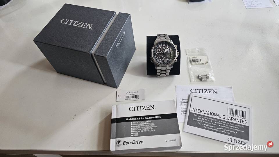 Zegarek Citizen EcoDrive JY802052E tytanowy Szprotawa