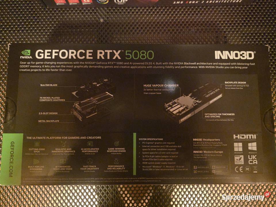 Inno 3d 5080 X3 Gaming OC Asus 6900XT LC Toruń