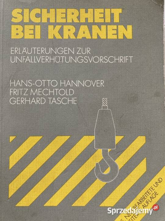 Książka Podręcznik Bezpieczeństwo Dźwigach 1