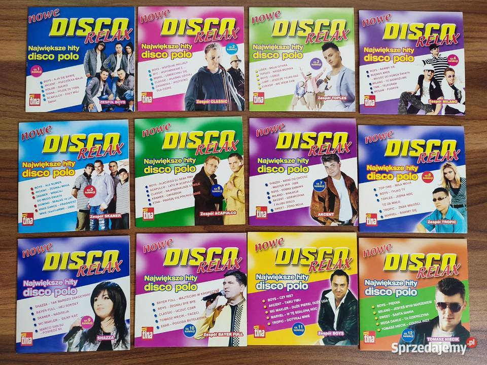 Disco Relax cała kolekcja 12 Myszków