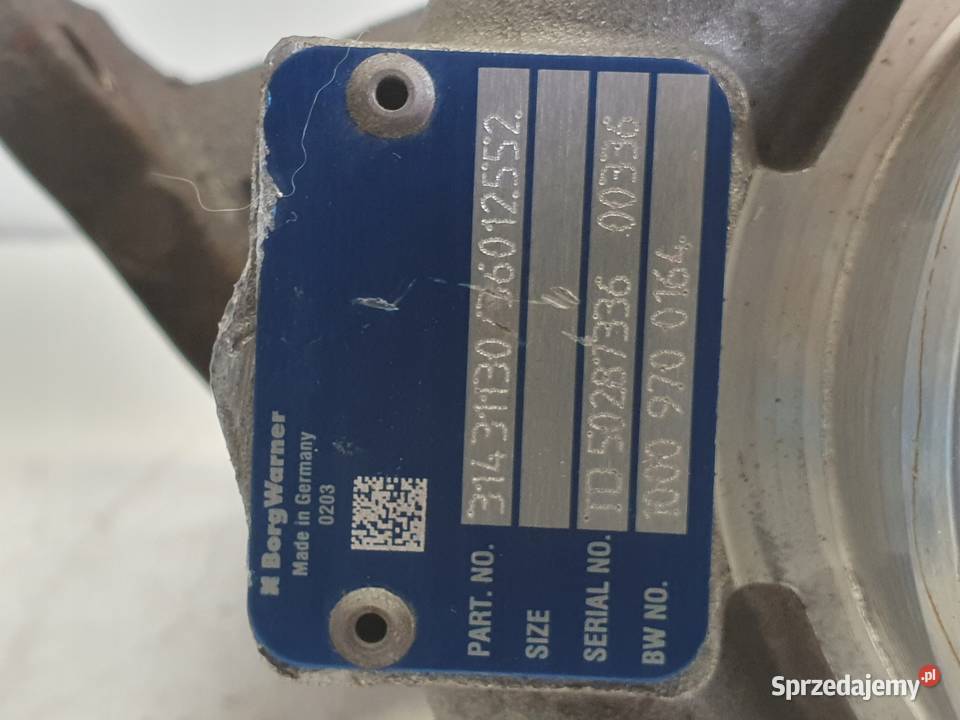 TURBOSPRĘŻARKA Volvo V60 S60 II XC60 24 D D4 Turbosprężarki Chełm