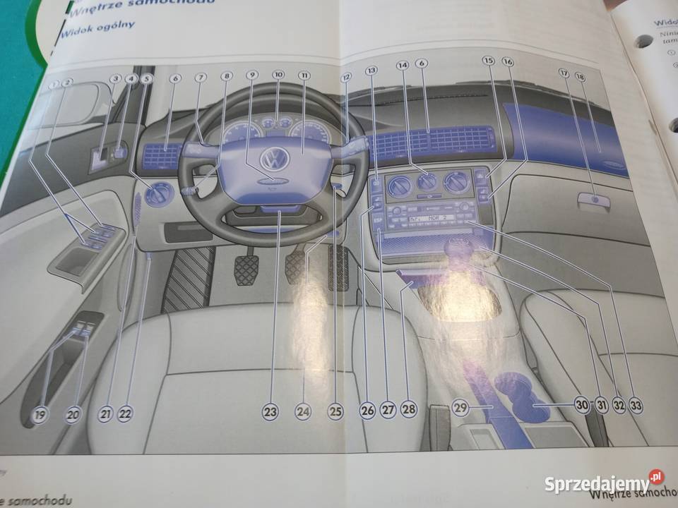 VW VOLKSWAGEN PASSAT B5 Lift Instrukcja książka Książki i Podręczniki Łódź