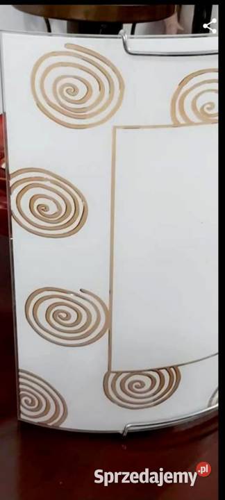 Szklany kinkiet nowy Braniewo sprzedam