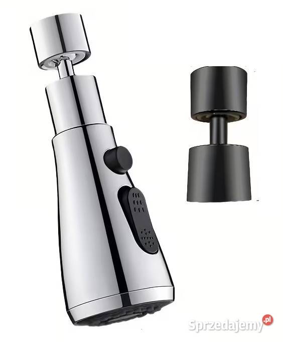 Przedłużka Kranu 3 Tryby Obrotowa Adapter mazowieckie Płock