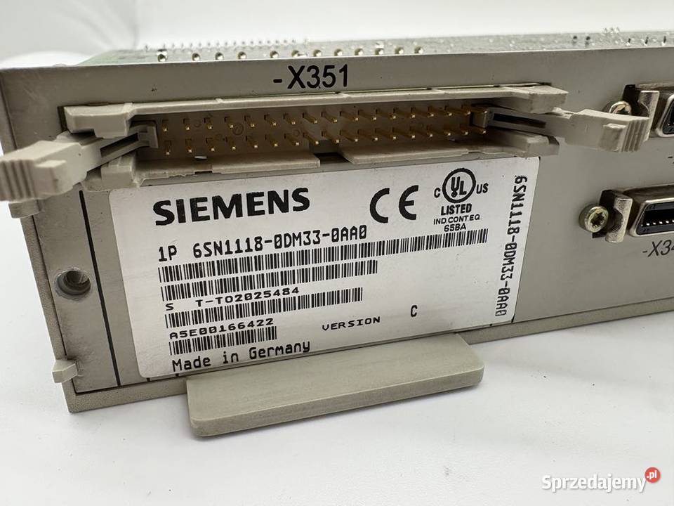Siemens 6SN11180DM330AA0 Servo Module Warszawa sprzedam