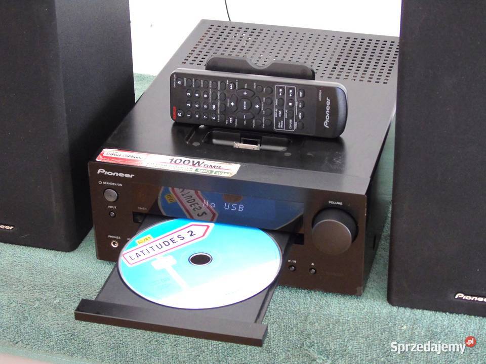 Wieża Pioneer pilot USB mp3 CD RDS AUX kol podkarpackie