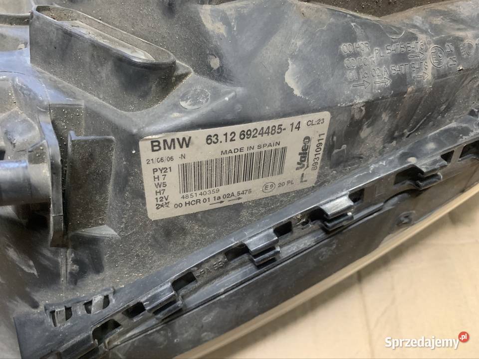 6924485 reflektor lampa przód lewa bmw 1 e81 e87 Lampy przednie Szczecin