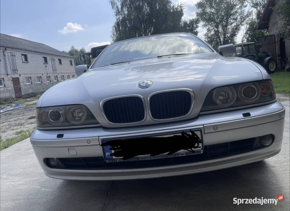 Zderzak przedni BMW E39 titansilber polift PDC Zderzaki Płock