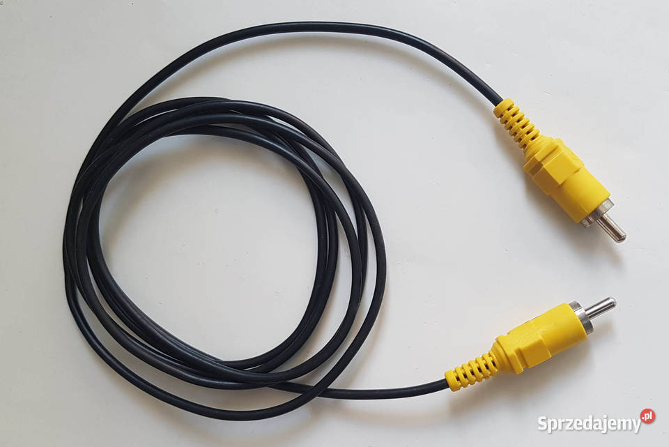 Kabel RCA chinch przewód 1.5 m wtyk-wtyk męski przedłużacz