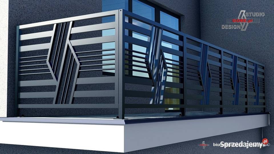 Balustrada balkonowa tarasowa nowoczesne Gliwice