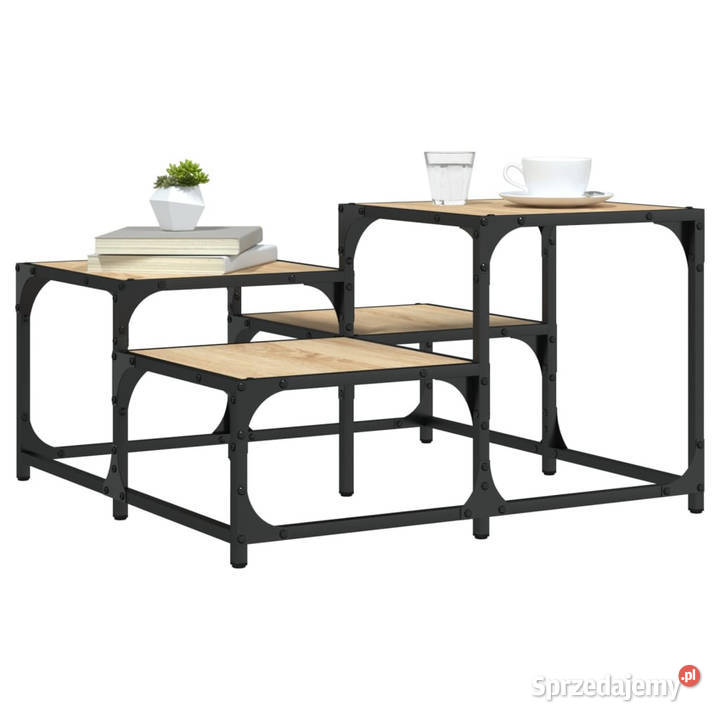 Stolik kawowy kolor dąb sonoma 68x68x40 WM837748 Warszawa