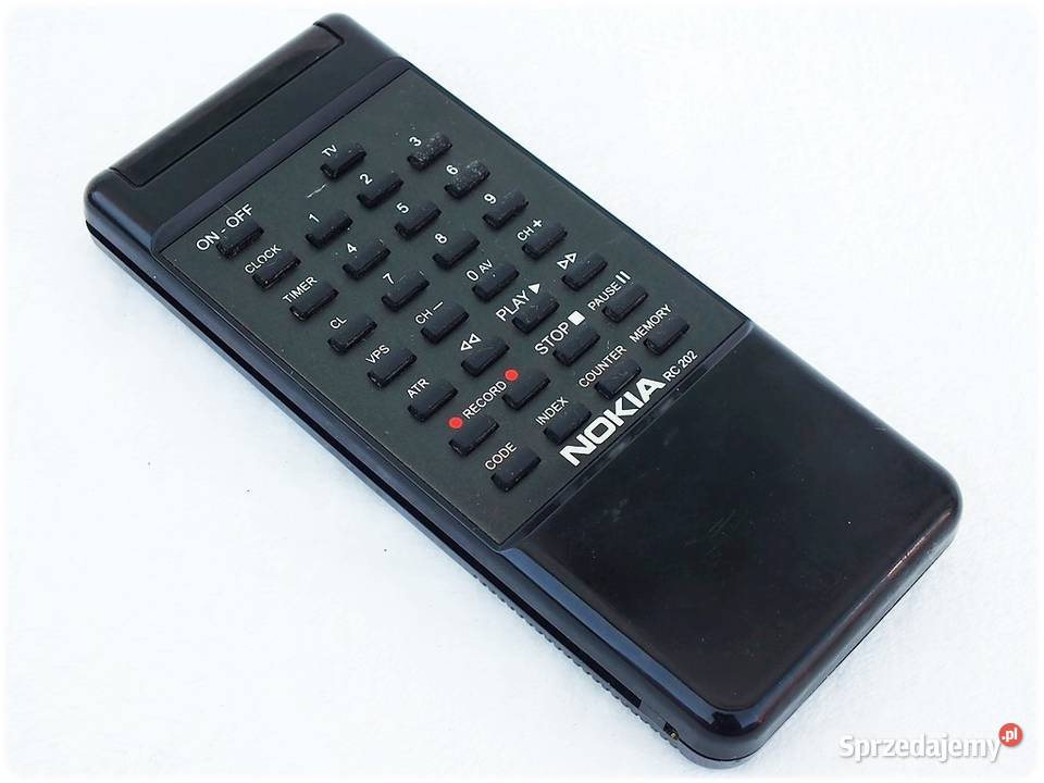 Pilot NOKIA RC202 do magnetowidów VCR ORYGINAŁ Żary