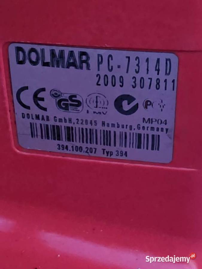 Piła spalinowa do betonu Dolmar PC7314 D 44 Sandomierz sprzedam