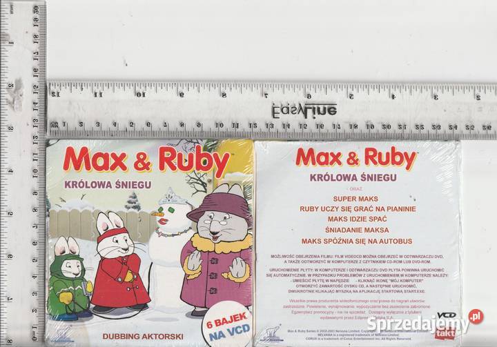 i Ruby Królowa Śniegu VCD CD Pruszków