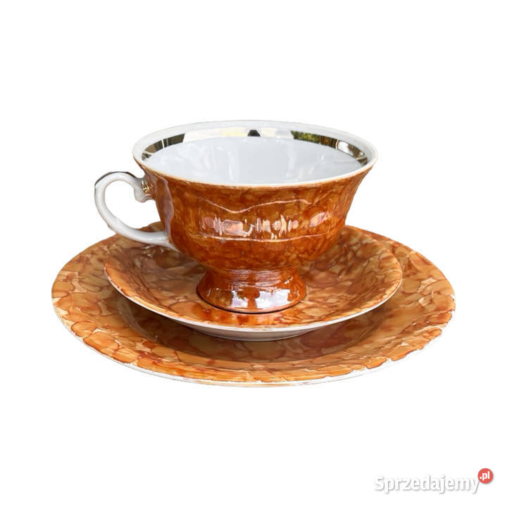 Pomarańczowy Zestaw śniadaniowy marmurkowy Warszawa