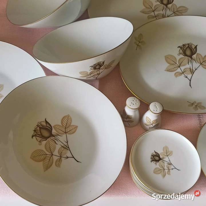 Filiżanka z talerzykiem Rosenthal Czarna róża Gdańsk sprzedam