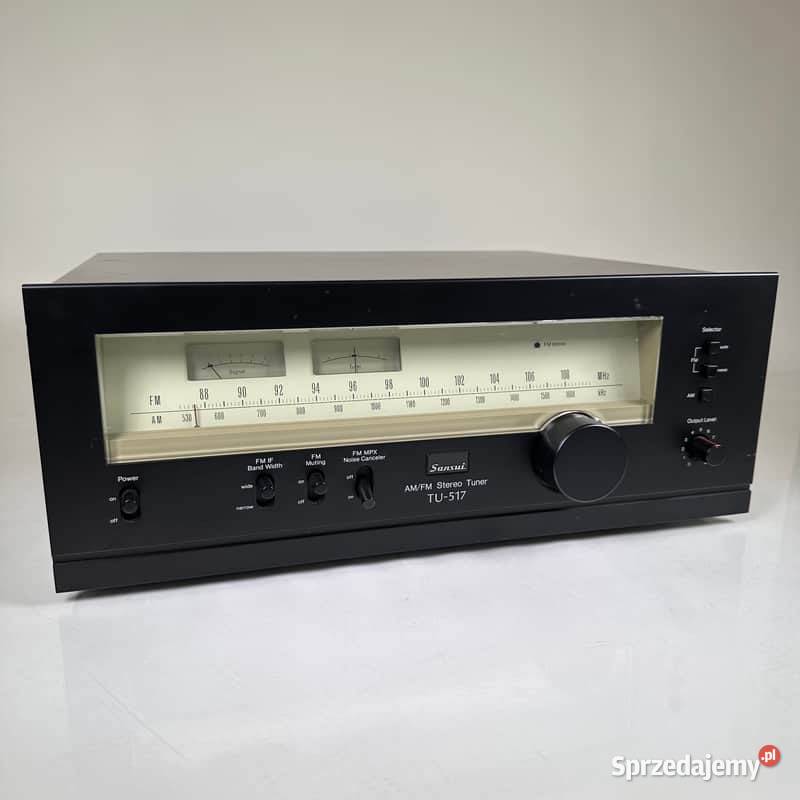 Sansui TU517 analogowy tuner stereo AMFM vintage Warszawa
