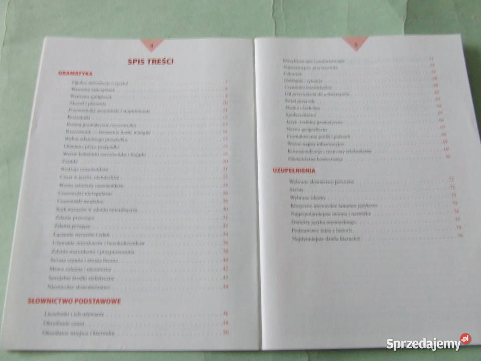 Małe tablice język polski niemiecki angielski Książki i Podręczniki dolnośląskie Oborniki Śląskie