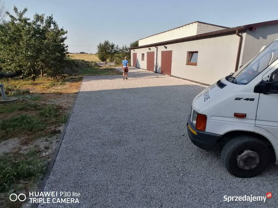 Utwardzanie terenu kruszywo budowa dróg Bełchatów