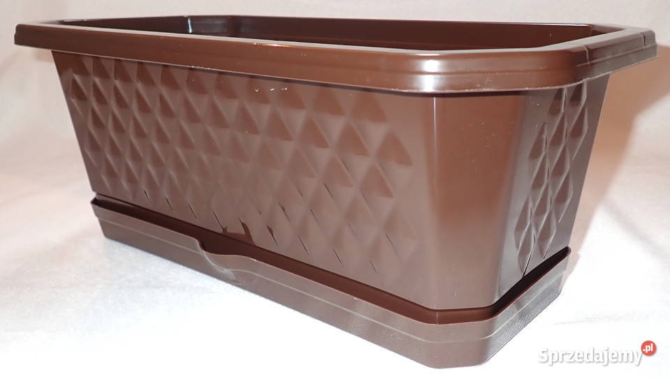 Skrzynka balkonowa DIAMANTE Doniczka szeroka 39 Ogród Siewierz