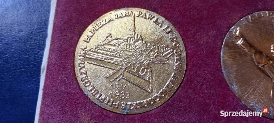 Stare monety Medal Jan Paweł II 1983 171 podkarpackie Lesko