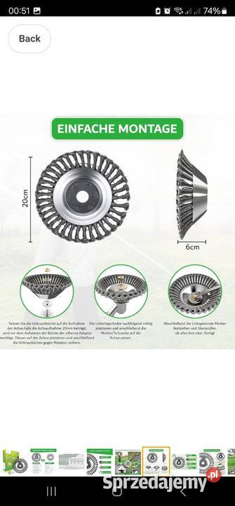 Szczotka druciana do kostki Pabianice