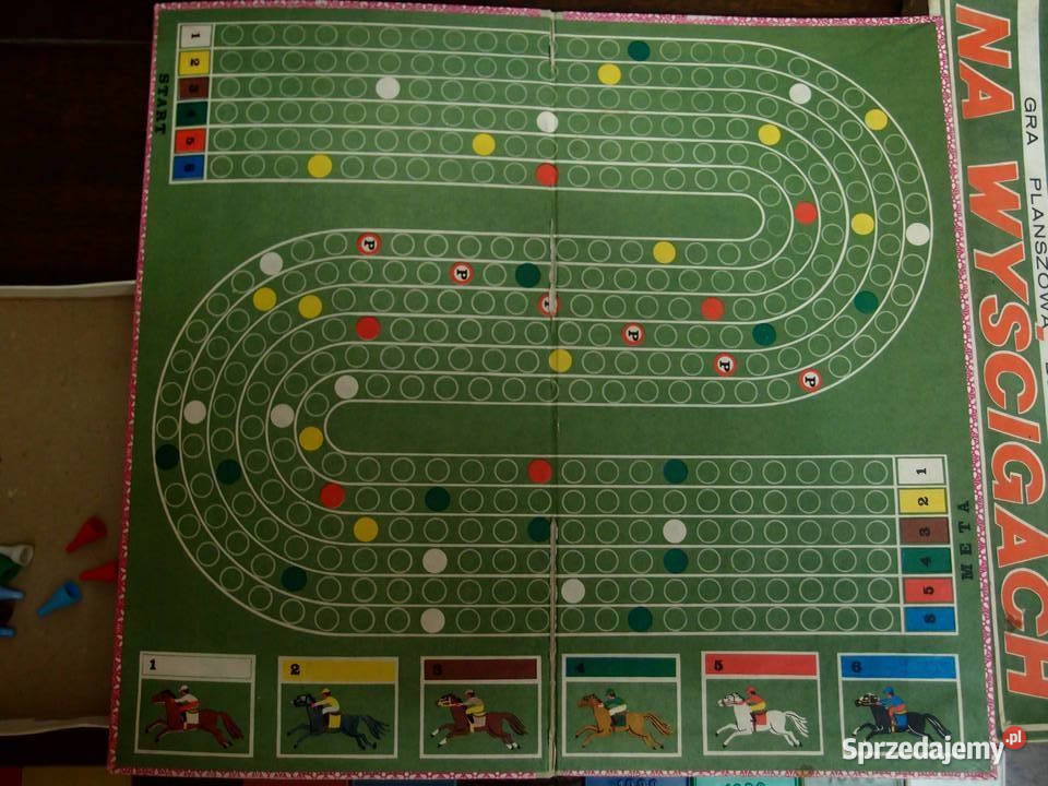Gra planszowa Na Wyścigach z PRLu Lata 80te Łódź sprzedam