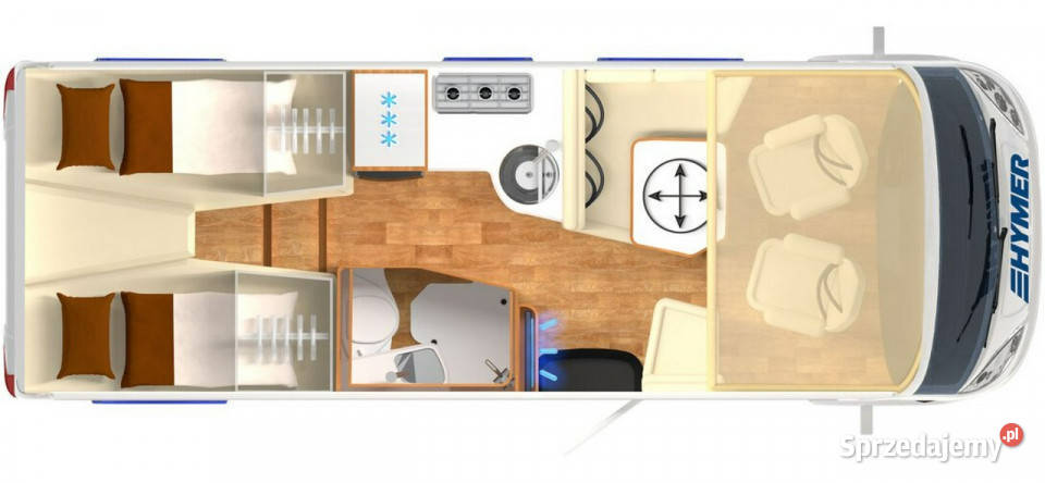 samochody kempingowe Hymer BMC I 600 Pełna mazowieckie Janki sprzedam