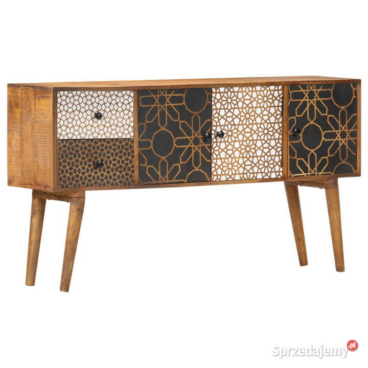 Szafka z nadrukiem 130 x 30 x 70 lite drewno Warszawa sprzedam