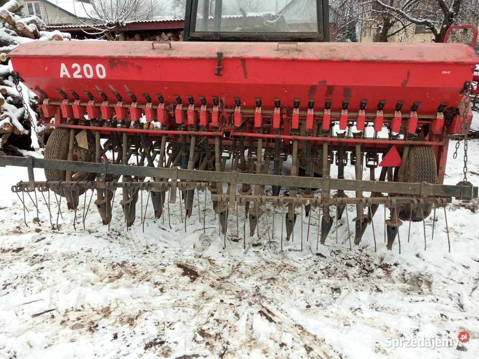 Siewnik zbożowy SAXONIA A200 Wólka Pełkińska